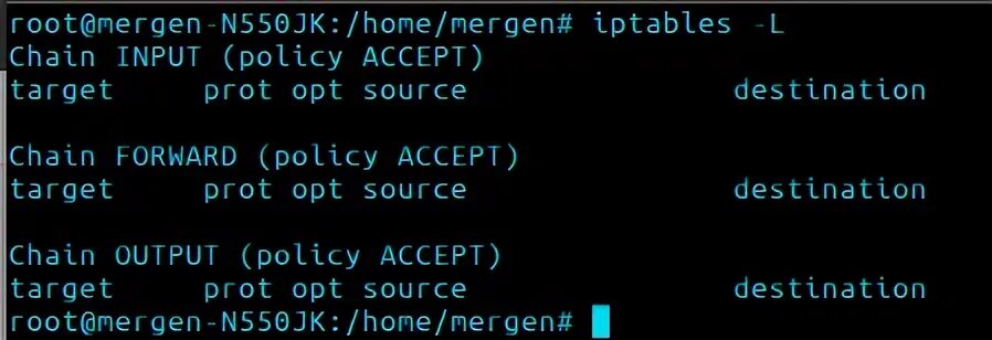 Iptables no chain target match. Iptables no chain target match