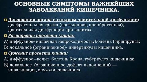 Признаки больного кишечника симптомы