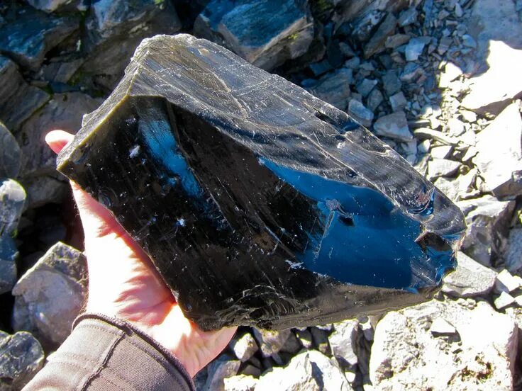 Chunk of Obsidian Rocks and minerals, Minerals and gemstones, Mineral stone
