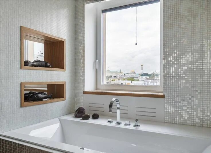 Ванная комната с окном Small bathroom remodel, Modern bathroom design, Bathroom
