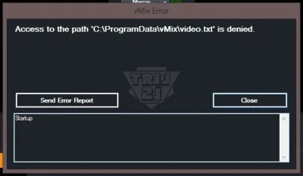 Access to the path c