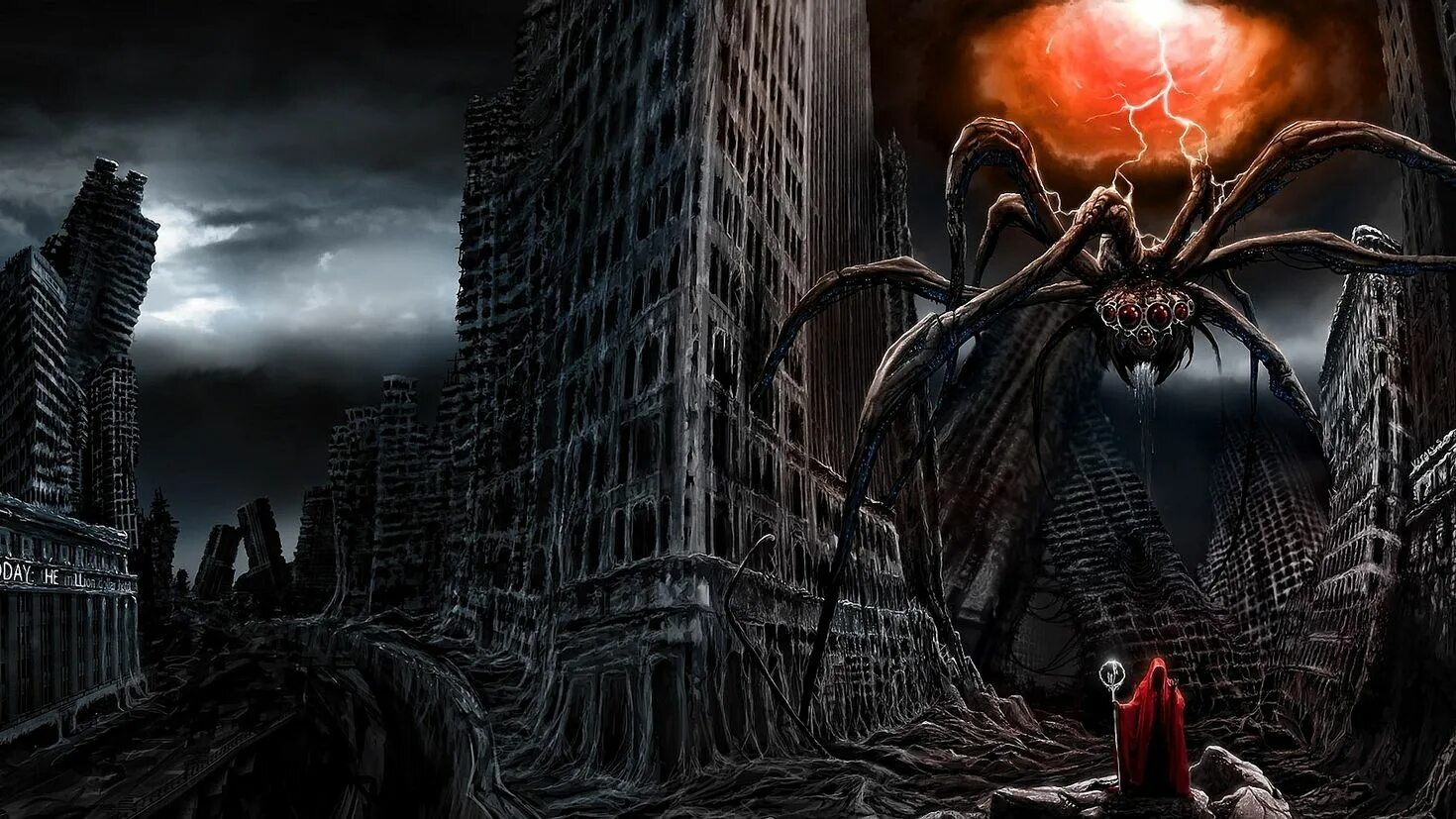 Мистические пейзажи. Жуткое место арт. Разрушенный мир. Антон семенов художник gloom82. Жуткий мир.