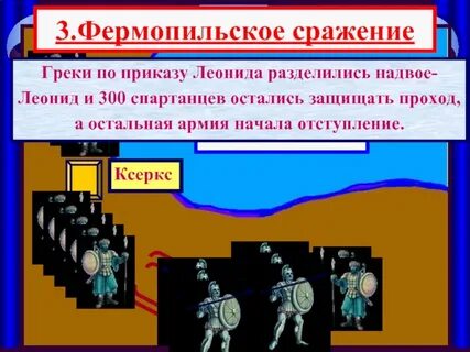 Нашествие персидских войск тест