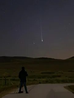 Где на небе можно увидеть комету сегодня
