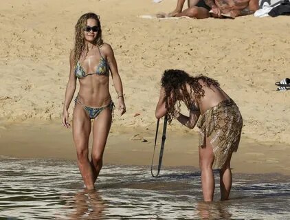 Rita Ora in Bikini at a Beach in Sydney 03/31/2023.