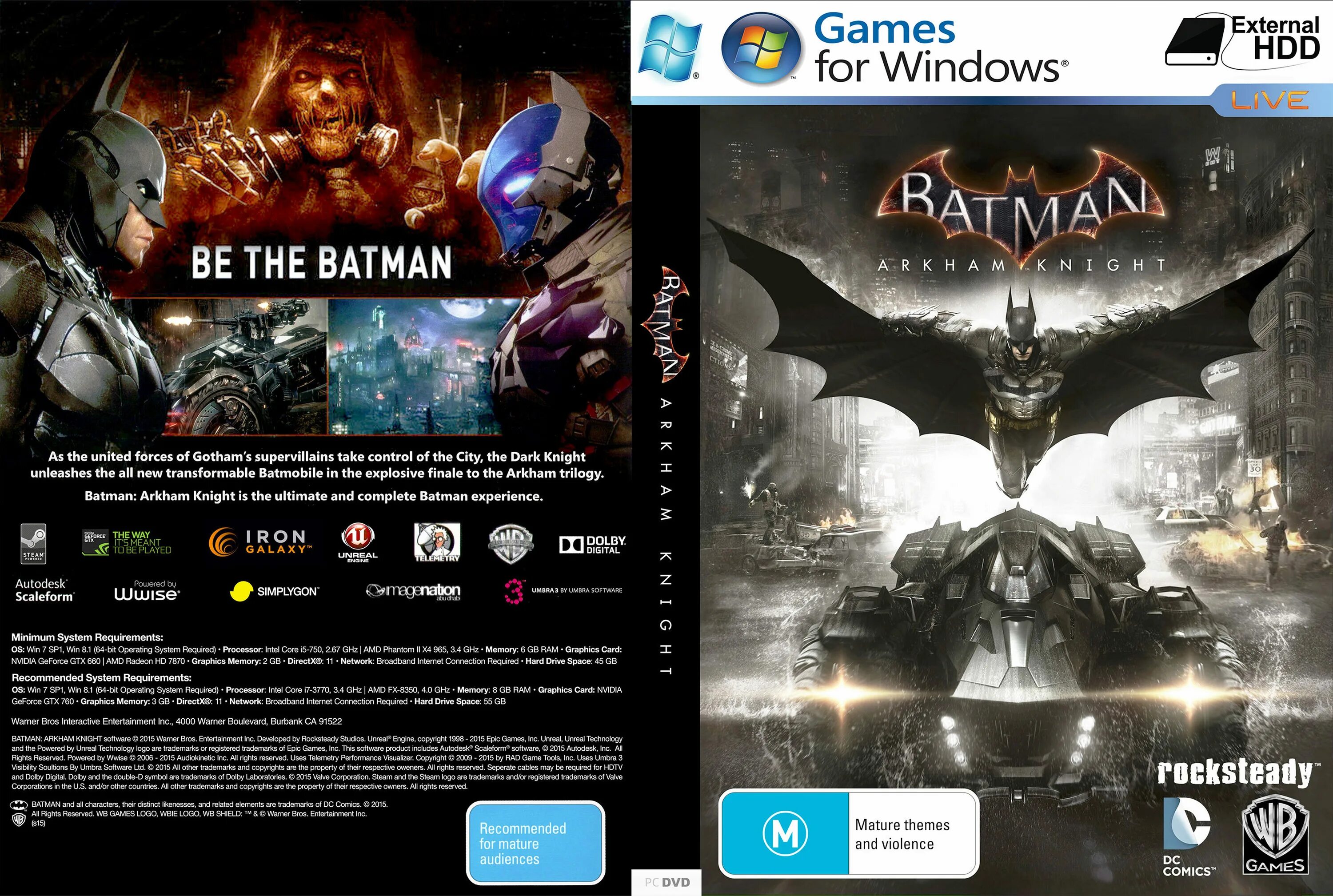 Batman arkham knight на пк. Batman arkham knight на пк