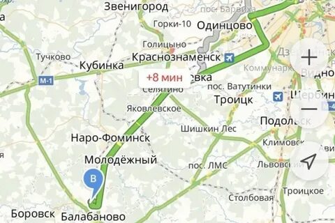 Карта балабаново