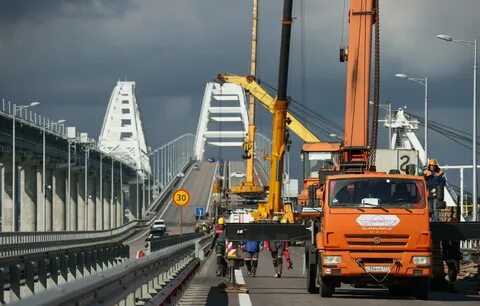 Движение по крымскому мосту сейчас