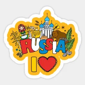 Русский язык наклейки