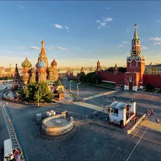Красная площадь вид сверху