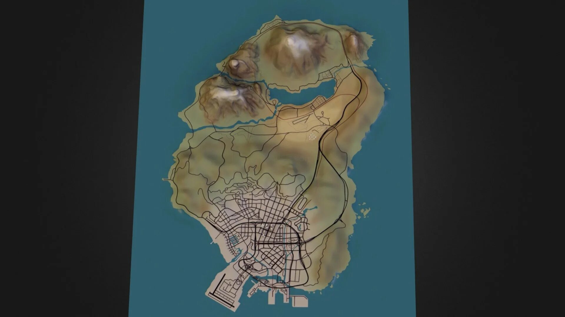 Gta mapping. GTA 5 Map. GTA 5 3d Map. 3д карта ГТА 5. Темная карта для ГТА 5.