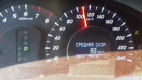 Расход топлива тойота камри