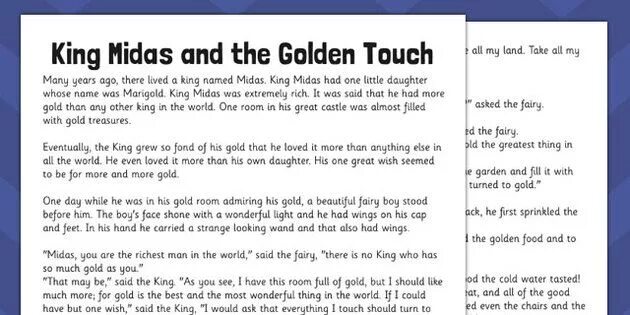 Many years ago two. King Midas and the Golden Touch. King текст. The Golden Touch текст. Мидас на английском.