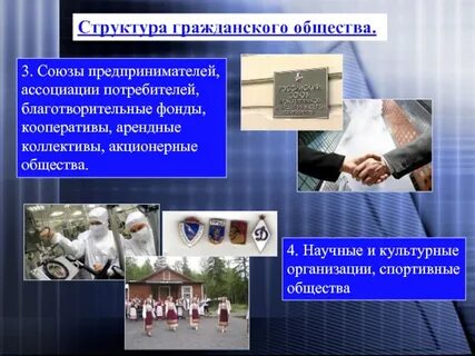 Союзы общества