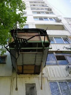 На 1 этаже видно