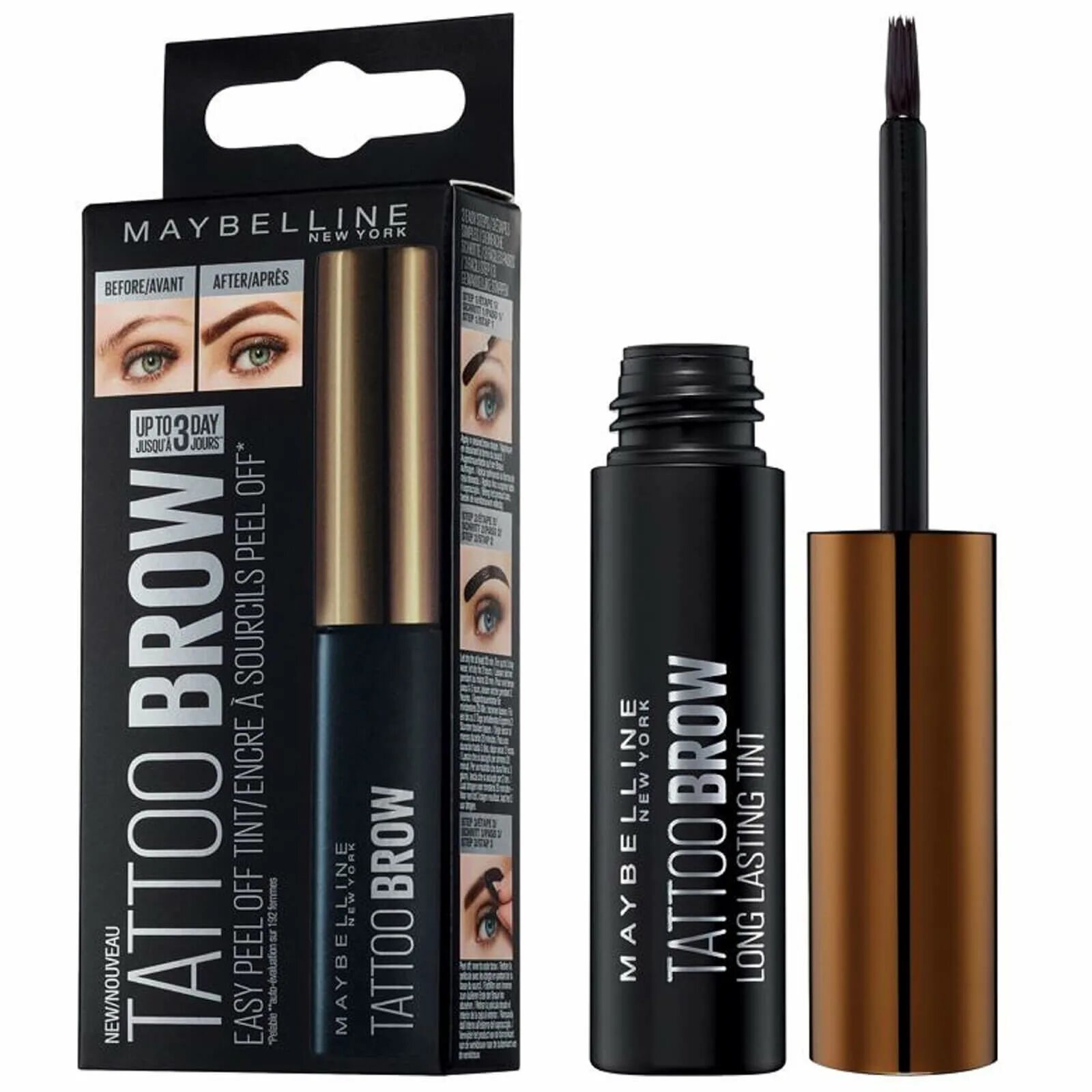 Maybelline для бровей brow. Maybelline Brow Tattoo Gel Tint с. Тату Браун для бровей мейбелин. Maybelline New York / гель для бровей. Tattoo Brow easy Peel off Tint Maybelline.