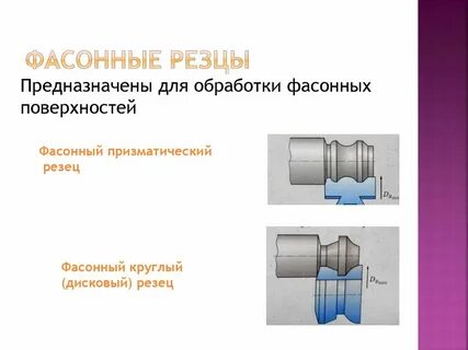 Фасонных резцов