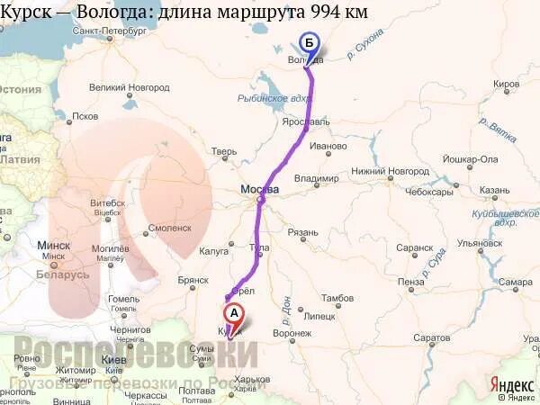 Брянск тула маршрут