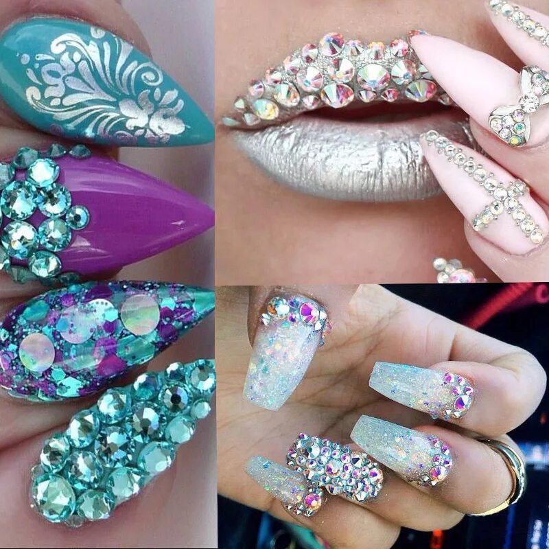 ногти со стращстращами. ногти с камнями и стразами. маникюр со стразами. украсить ногти стразами. инкрустация стразами на ногтях.