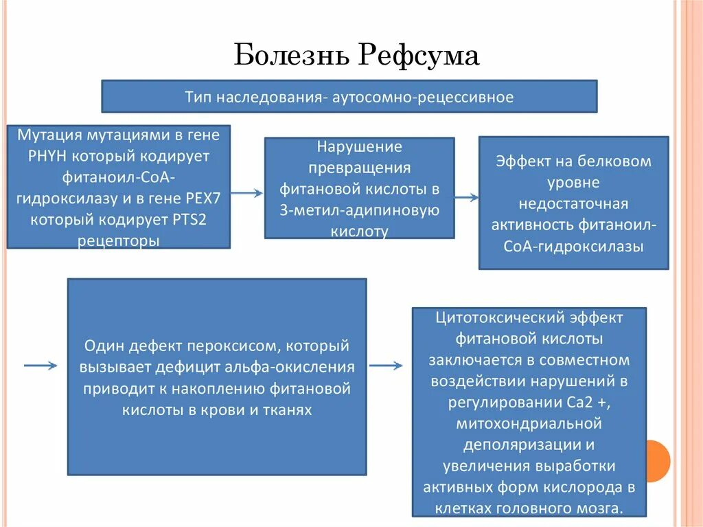 Тип развития заболевания. Болезнь Рефсума механизм развития. Младенческую форму синдрома Рефсума. Синдром Рефсума. Презентация.