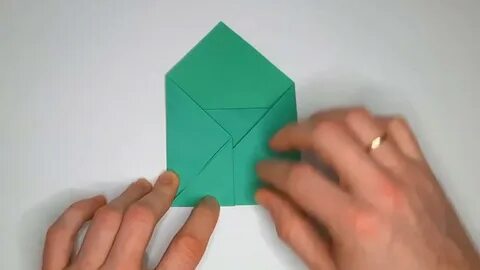 Оригами конверт без клея