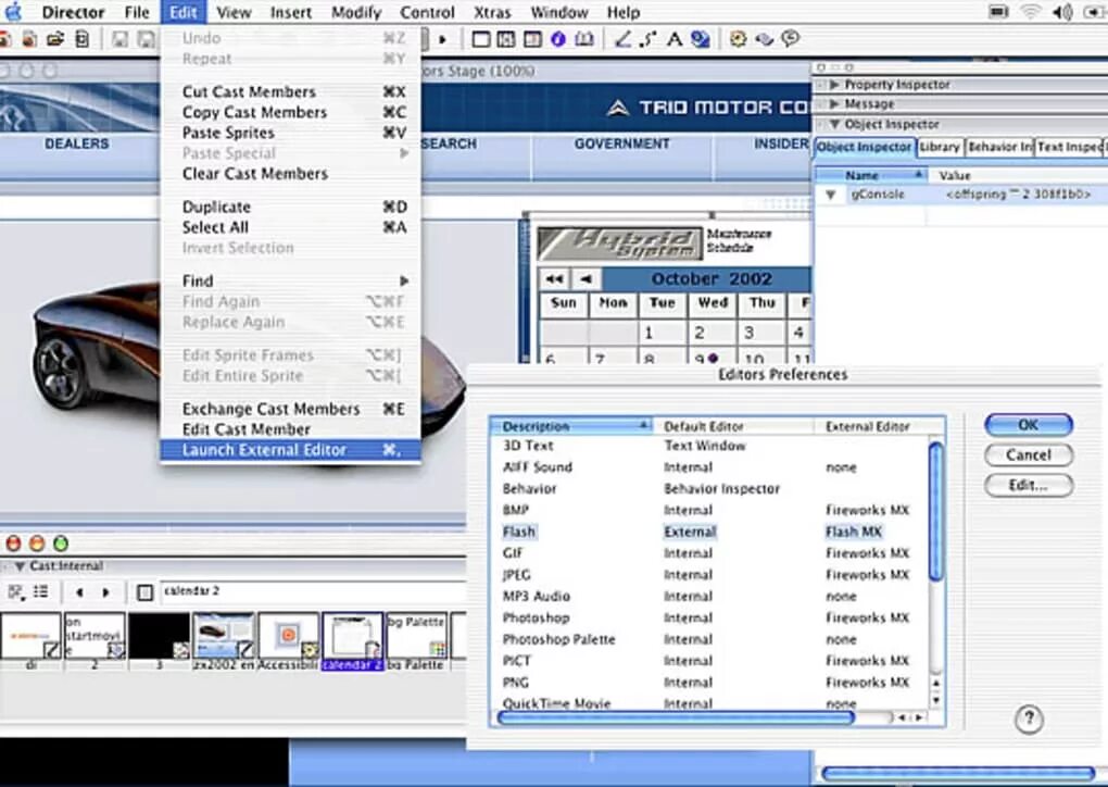 External editor