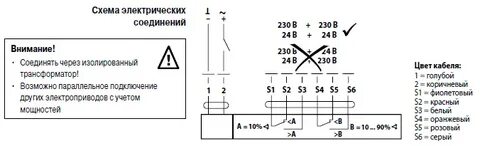 Клапан белимо 220в схема подключения