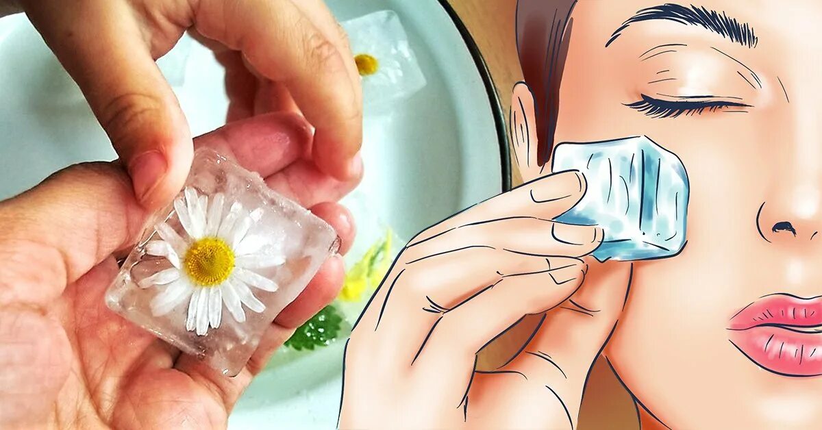 Лицо со льдом. Кубики льда для лица. массаж кубиками льда. умывание льдом. умывание кубиками льда.