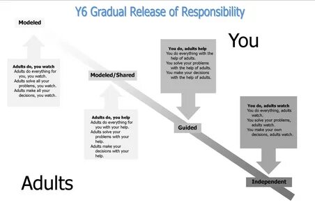 New Goals for Gradual Release of Responsibility.
