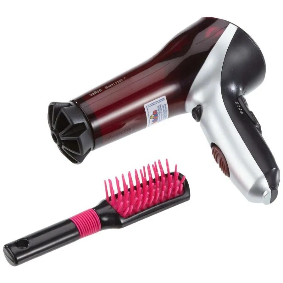 Фен сатин. Игровой набор klein &quot;braun satin hair 7.. набор парикмахера klein braun satin hair. салон красоты klein braun satin hair 7. klein фен braun с расческой (5850k).
