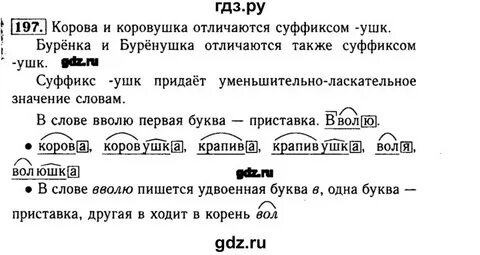 197 упражнение по русскому 6 класс