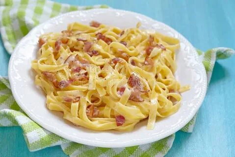 Рецепты лапши с беконом