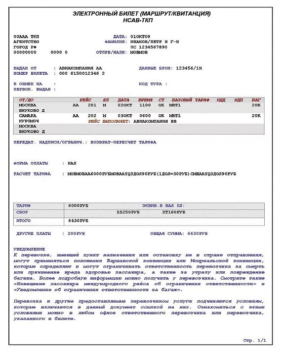 Россия сдать билет. Как выглядит распечатка электронного билета на самолет. Маршрутная квитанция электронного билета на самолет ТКП. Эдекторонный билет на самолёт. Электронный авиабилет образец.