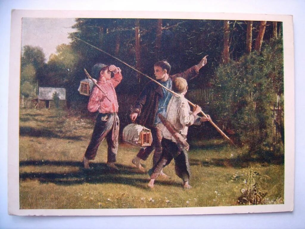 Не пойму ребята кто вы птицеловы. Картины Алексея Корзухина «птичьи враги».