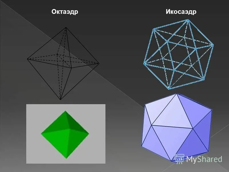 Виды октаэдров. Октаэдр икосаэдр. Икосаэдр в тетраэдре. Икосаэдр это Геометрическая фигура. Октаэдр геометрия.