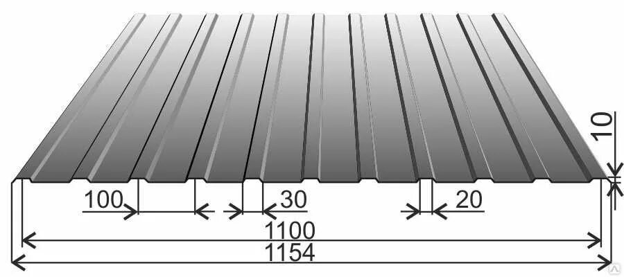 Номер 10 профиль. Профнастил оцинкованный с10-1100-0,5. Ширина профнастила с10. Профлист оцинкованный с10 0.45 4м. Профлист с10 профиль.