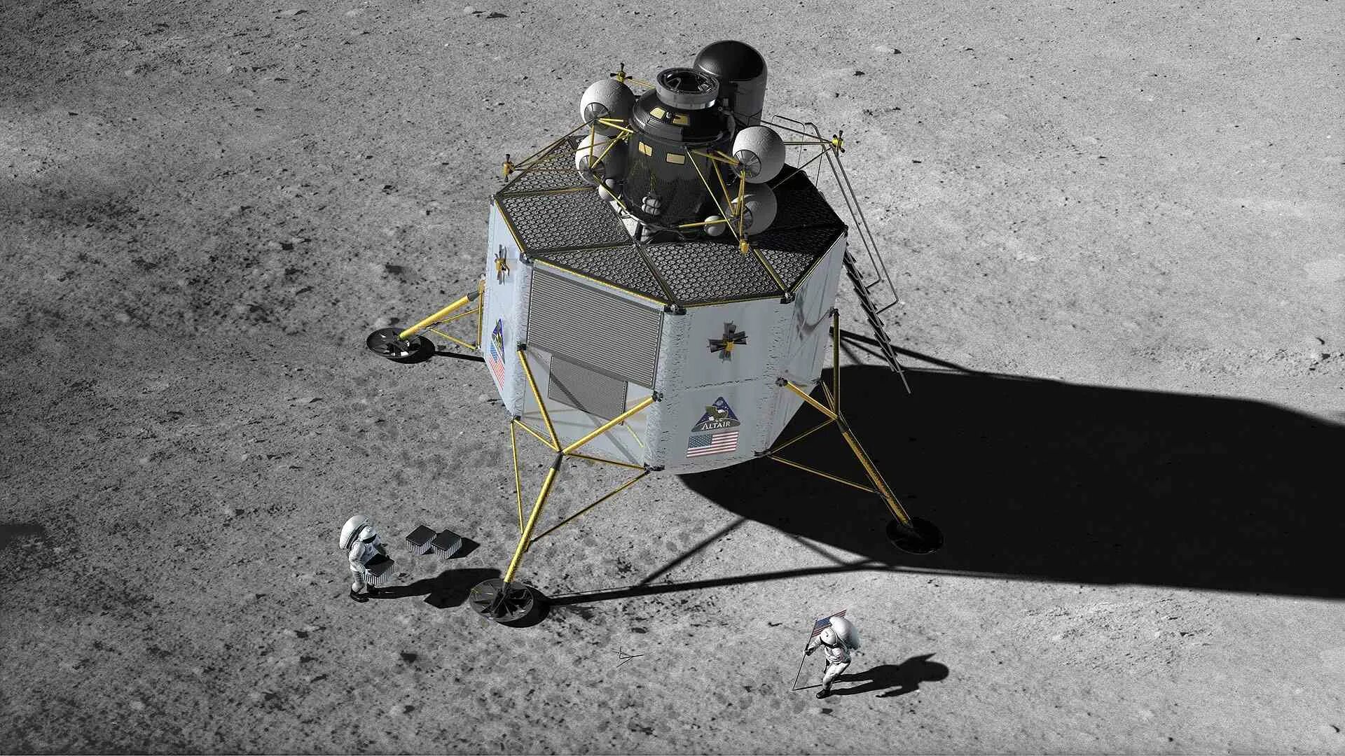 Altair Lunar Lander. Лунный посадочный модуль Альтаир. Альтаир Лунар Лендер. Альтаир посадочный модуль. Lunar lander