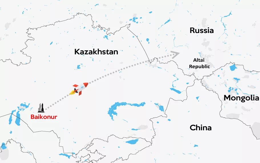 В какой республике находится байконур