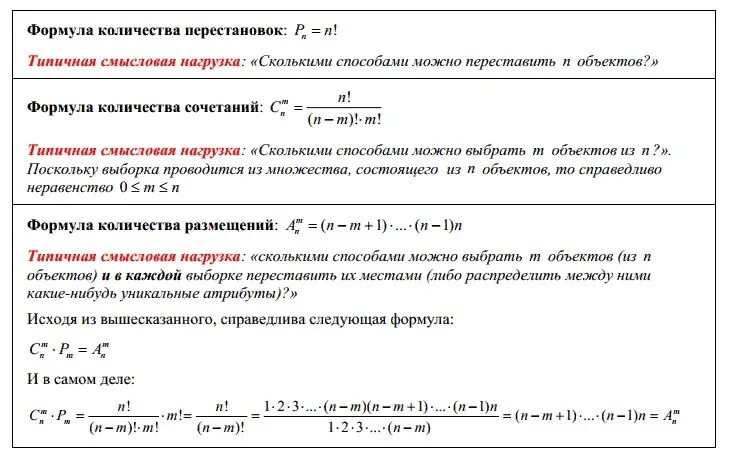 Комбинация перестановки. Число сочетаний и размещений формула. Формулы сочетания размещения перестановки. Перестановки, размещения, сочетания и их свойства.. Формулы размещения перестановки и сочетания формула.