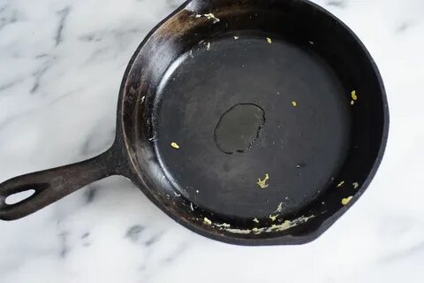 Нагар со сковородки