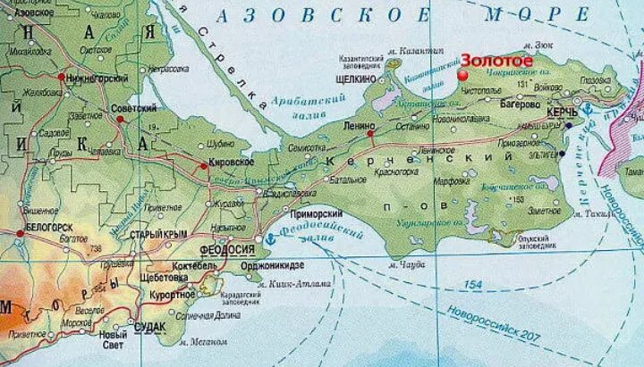 Какие города расположены в крыму. Керченский полуостров на карте Крыма. Карта Керченского полуострова подробная. Керченский полуостров на карте. Полуостров Керчь на карте.