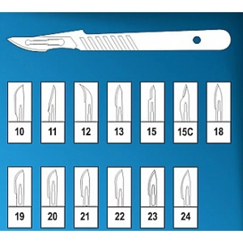 Номера скальпелей. Лезвие для скальпеля нержавеющая сталь р-р11 №100. Из нержавеющей стали №11 volkmann 100 шт/уп. ). Скальпели хирургические с лезвием swann-morton №11.