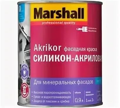 Marshall akrikor фасадная акриловая фасадная