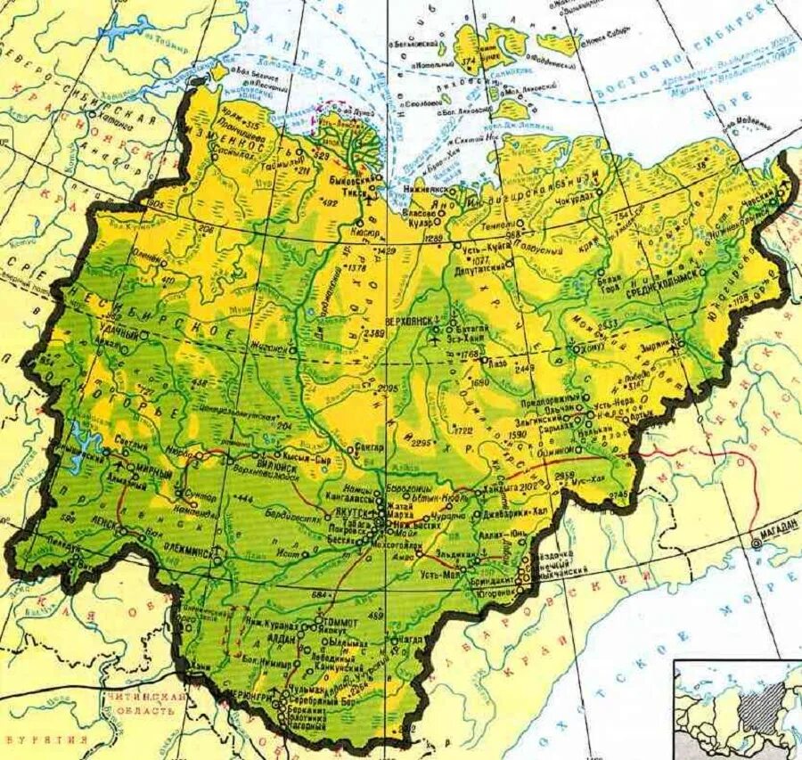 Реки протекающие по территории республики саха якутия