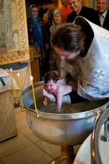 Крещение батюшки