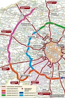 Новый мкад вокруг москвы схема