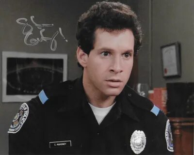 Steve Guttenberg in Police Academy. 