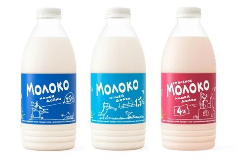 Визуализация продукции с сайта производителя www.milk-gelios.ru. 
