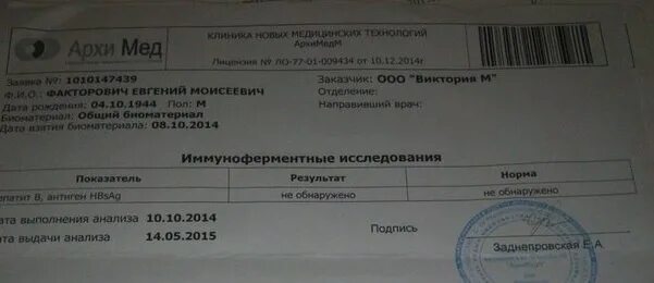 Анализ на ВИЧ. Справка ВИЧ. Результат анализа на ВИЧ. Результат на ВИЧ отрицательный.