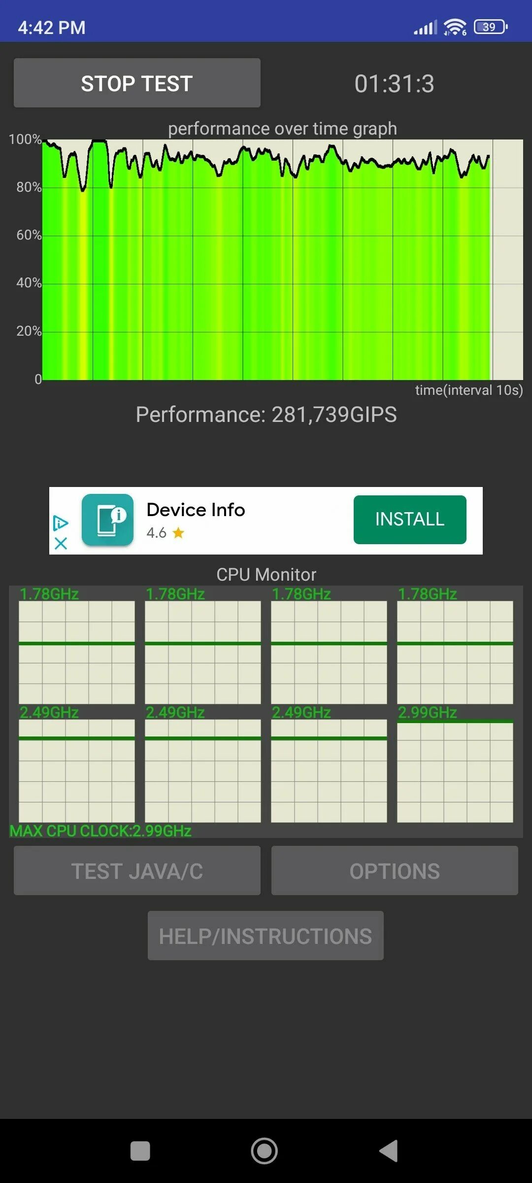 Cpu trolling test